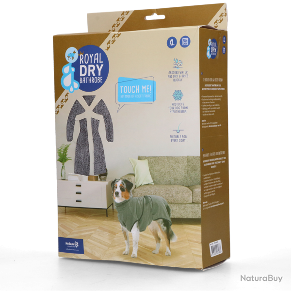 Royal Dry Peignoir Pour Chiens - Ref ROYA0036 - EAN 8716759581883 - Livraison rapide
