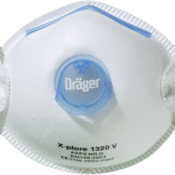 Dr&auml;ger X-plore 1320 FFP2 V - Ref DRAG3951214 - EAN 4026056003563 - Livraison rapide
