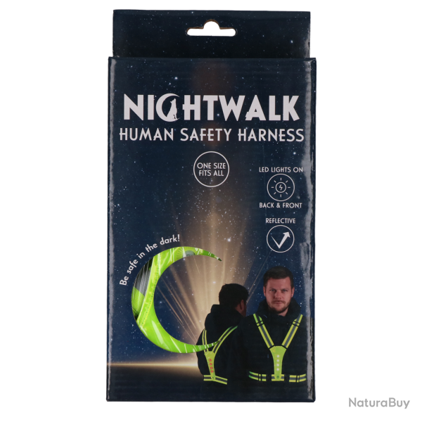 Nightwalk Human Safety Harness - Ref NIGH070 - EAN 8716759631939 - Livraison rapide
