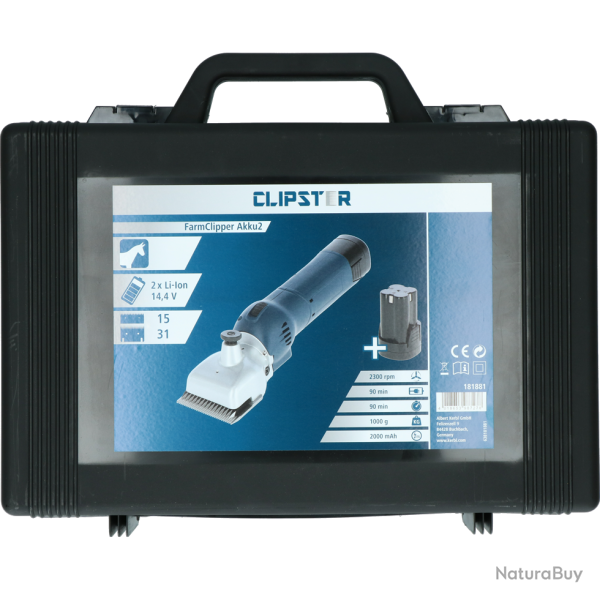 Clipster FarmClipper Akku2 - Ref FARM46007 - EAN 4018653987278 - Livraison rapide