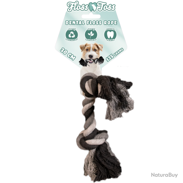 Floss Toss Dental Rope - Ref FLOS0011 - EAN 8716759612648 - Floss Toss Natural Dental Ropes
