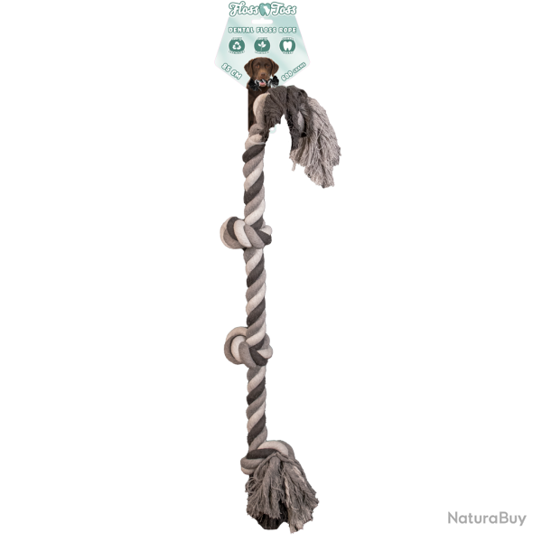 Floss Toss Dental Rope - Ref FLOS0014 - EAN 8716759612679 - Floss Toss Natural Dental Ropes
