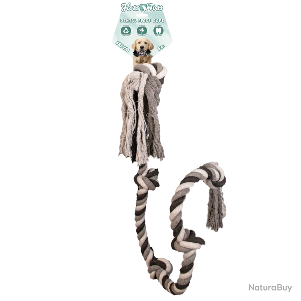 Floss Toss Dental Rope - Ref FLOS0016 - EAN 8716759612693 - Floss Toss Natural Dental Ropes