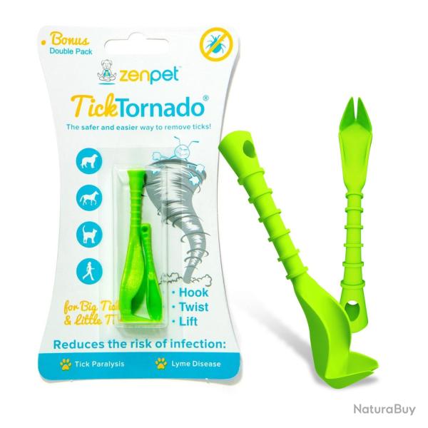 Zenpet Tick Tornado (Tick Remover) - Ref ZENP5940 - EAN 0683615359260 - Livraison rapide