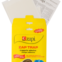 Zapi Zap Trap glue trap for mice and insects 15x21 cm - Ref ZAPI020 - EAN 8005831005318 - Livraison