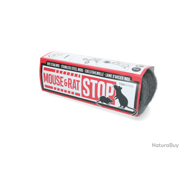 Mouse & Rat Stop Stainless Steel Wool - Ref MOUS0808 - EAN 8719326822808 - Livraison rapide