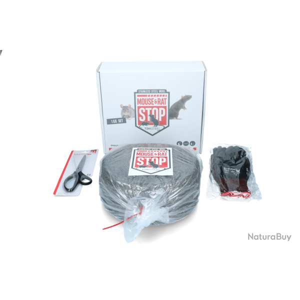 Mouse & Rat Stop Stainless Steel Wool - Ref MOUS0815 - EAN 8719326822815 - Livraison rapide