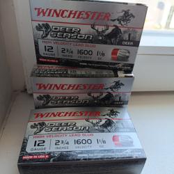 Munitions WINCHESTER cal.12/70 slug deer season 35g par 20