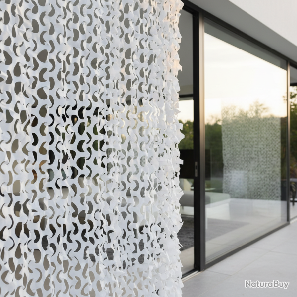 Filet de Camouflage Blanc/Gris - CamoJardin� | Au m�tre