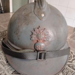 Casque Adrian Mle 1915 France infanterie complet