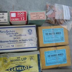 GROS LOT COMPOSANTS POUR RECHARGEMENT CAL 12