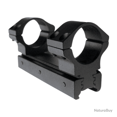 Monture Déportée 30mm WestHunter Optics – Hauteur 40mm, Rail Picatinny 21mm, Tube 25,4/30mm, Alliage 6063 T5 CNC