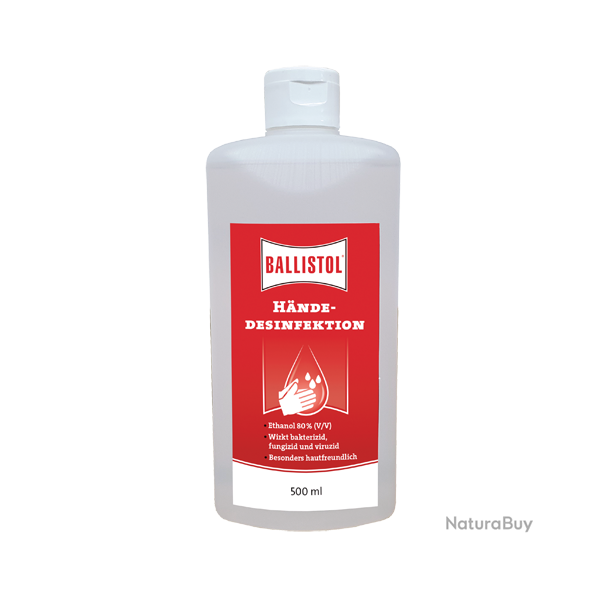 Ballistol Gel hydroalcoolique pour mains - Ref 33500-60 - �quipement chasse robuste