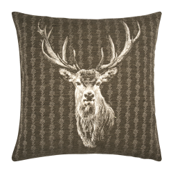 Housse de Coussin Urban Olive - Ref 26103-24 - Cadeau th&egrave;me chasse
