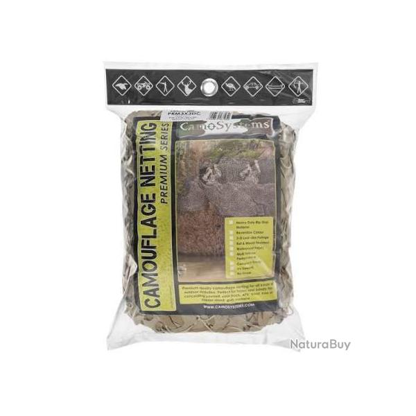 Filet de camouflage CAMO SYSTEMS gamme premium 3x1.4m