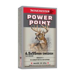 Balles Winchester Power Point - Cal. 6.5x55 Swd - 140 gr / Par 1