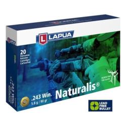 Munitions LAPUA Cal.243 win 90 grains Naturalis par 20