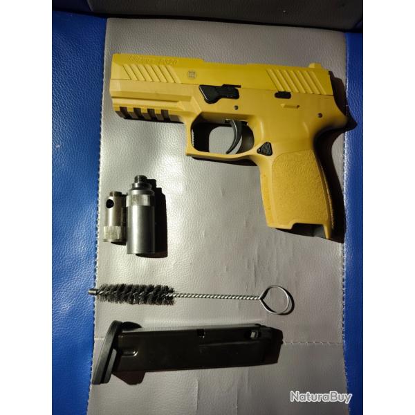 Vente pistolet d'alarme sig sauer p320 m18 tan
