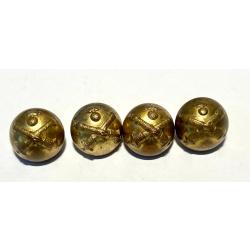 4 BOUTONS D'UNIFORME ARTILLERIE 1873 -1914