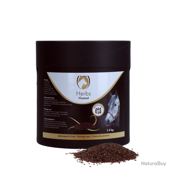 Excellent Horse Herbs Plantago Seed - Ref RADE026 - EAN 8716759612112 - Livraison rapide