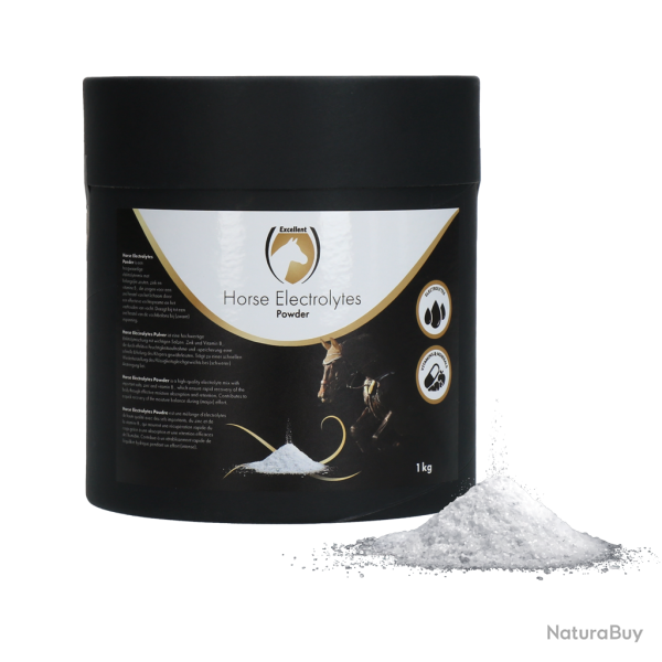 Excellent Horse Electrolytes Powder - Ref SRHO010021E - EAN 8716759601345 - Livraison rapide