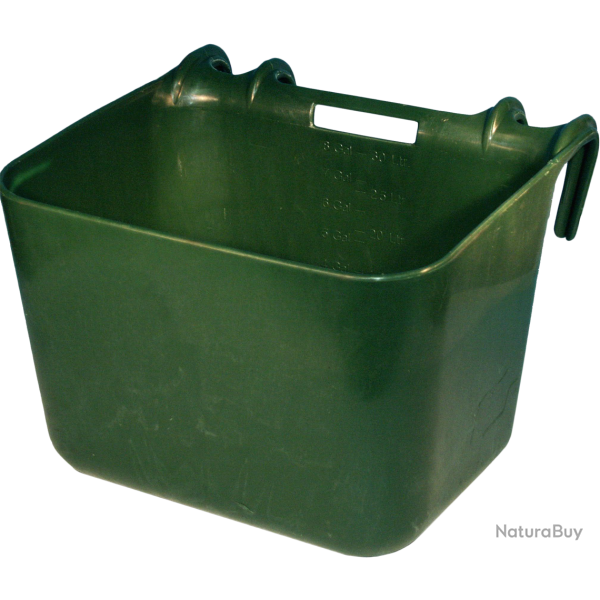 Feed trough with plastic hooks 30 l plastic - Ref VOERB01EC - EAN 5703414118037 - Unbranded