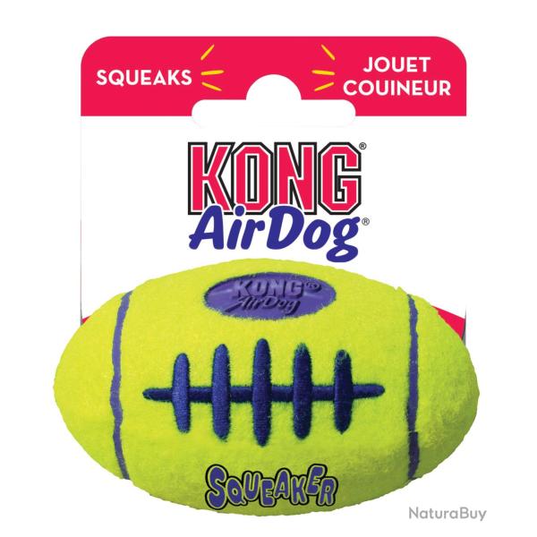 KONG Airdog� Squeaker Football - Ref KONGASFB3E - EAN 0035585775227 - Livraison rapide