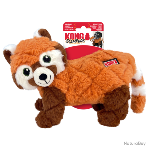 KONG Scampers Red Panda - Ref KONGSCP22E - EAN 0035585499918 - Livraison rapide