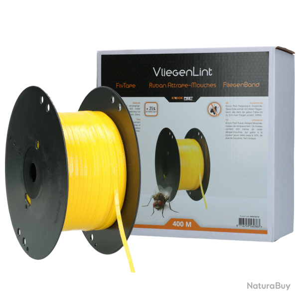 Knock Pest Fly Tape Replacement Roll - Ref KNOC00122 - EAN 8716759560383 - Livraison rapide