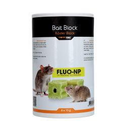 Knock Pest Traktatie Block voor muis&rat Fluo-NP - Ref KNOC0209 - EAN 8716759609372 - Livraison rapi