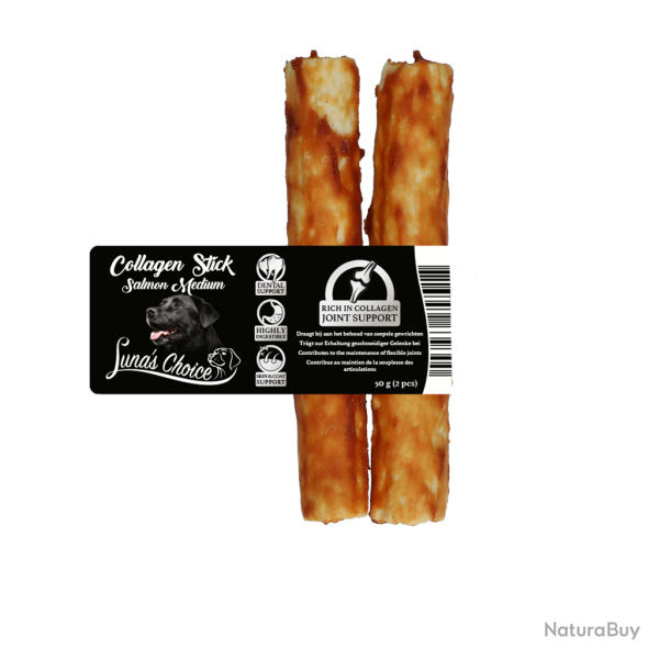 Luna's Choice Collagen Stick Saumon - Ref LUNA0070B - EAN 8716759639300 - Livraison rapide