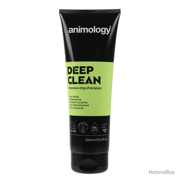 Animology Deep Clean Intensive Dog Shampoo - Ref ANIM5019 - EAN 5060180815110 - Livraison rapide