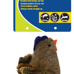 Petsport Feathered Kitty Wobbler - Ref PETS70136B - EAN 8716759552098 - Livraison rapide