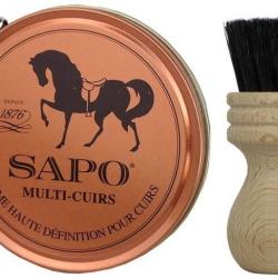 BAUME MULTI-CUIRS SAPO  100 ML + BROSSE