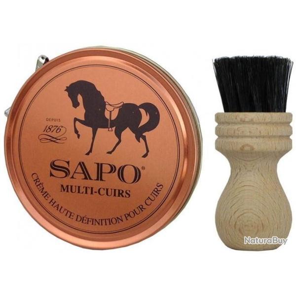 BAUME MULTI-CUIRS SAPO  100 ML + BROSSE