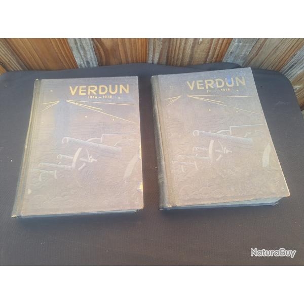 VERDUN 1914-1918 P�ricard 2 tomes 1936 WW1