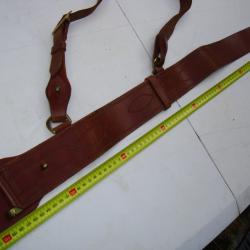 CEINTURON+BRELAGE CUIR ANNEE 35/40