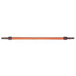 BRETELLE CARABINE EN CUIR ORANGE ANTI-DERAPANTE - COUNTRY SELLERIE