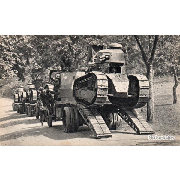 Carte postale de chars d'assaut  -N�8444