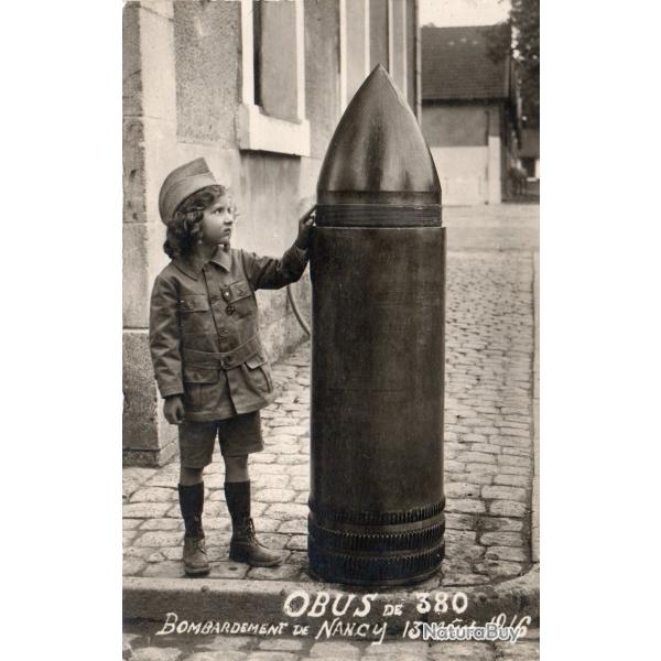 Carte Postale Ancienne - Obus de 380, Bombardement de Nancy 1916 -N�8479