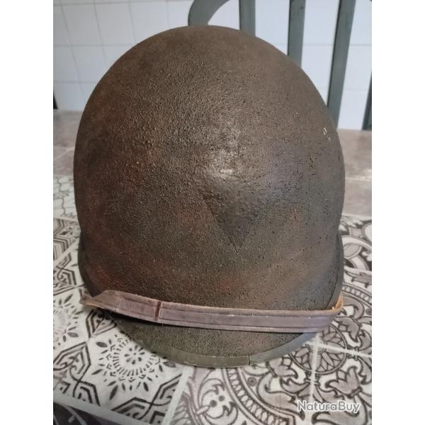 Casque US M1 BON �TAT ET COMPLET