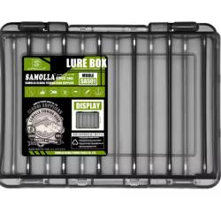Bo&icirc;te &agrave; Leurres P&ecirc;che Double Face &Eacute;tanche Small 13,5 &times; 8,5 cm Noir