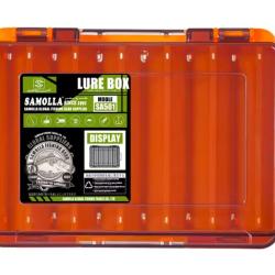 Bo&icirc;te &agrave; Leurres P&ecirc;che Double Face &Eacute;tanche Small 13,5 &times; 8,5 cm Orange