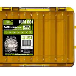 Bo&icirc;te &agrave; Leurres P&ecirc;che Double Face &Eacute;tanche Small 13,5 &times; 8,5 cm Jaune