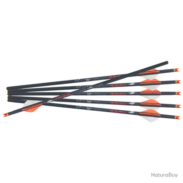 Lot de 6 fl�ches carbone Ravin R18 de 16 pouces .003