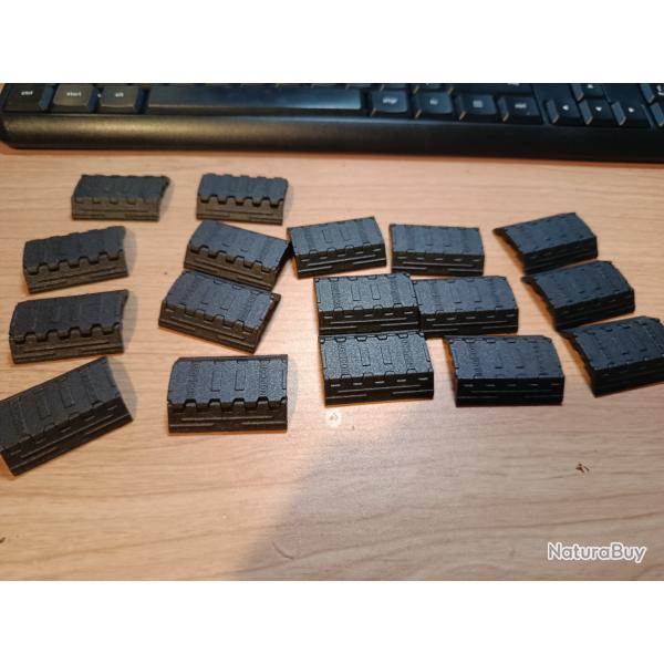 Protection rails MLOK x 17 Protection garde mains