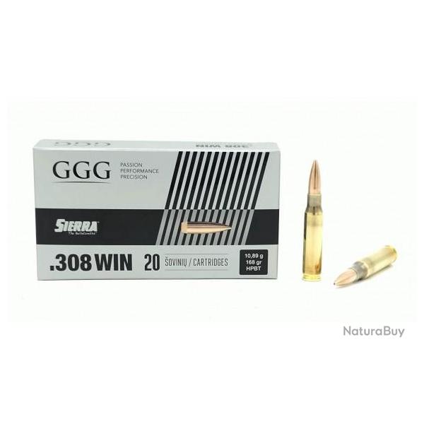 Munition 308 GGG Sierra HPBT