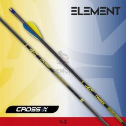 Fl&egrave;che Cross-X Element 4.2 plumes 1.6" 700