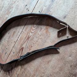 Bretelle cuir ancienne pour fusil ou carabine