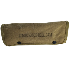 Trousse &agrave; outils / nettoyage  " Spare Parts Roll, M14 " US ( vide )